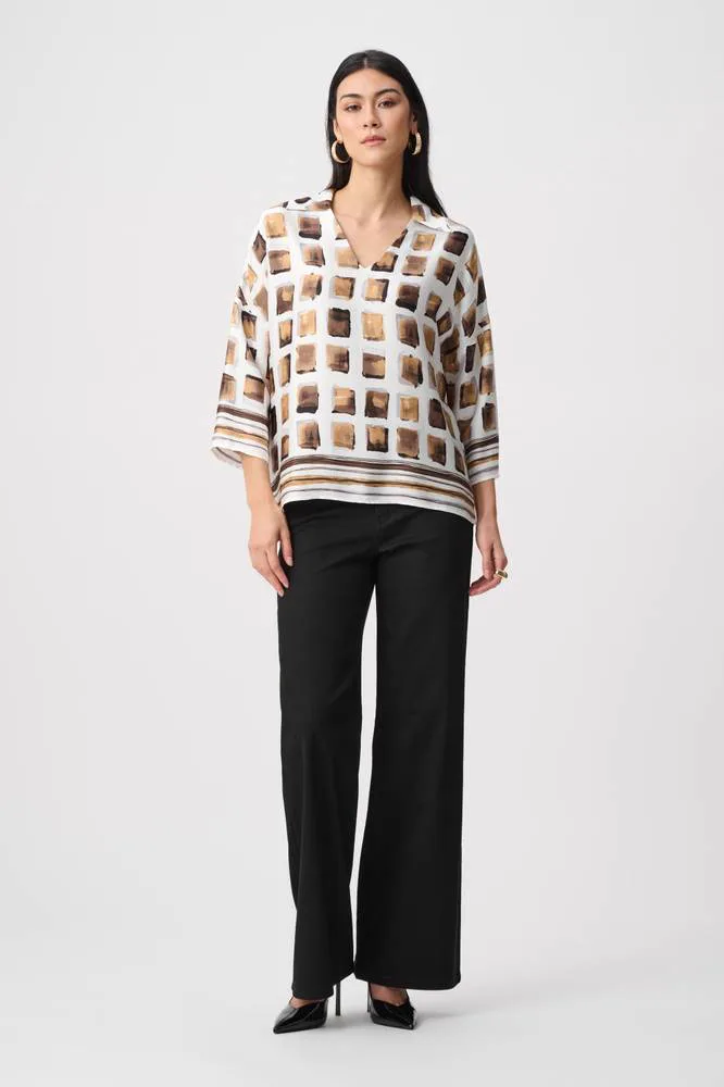 A Joseph Ribkoff printed blouse